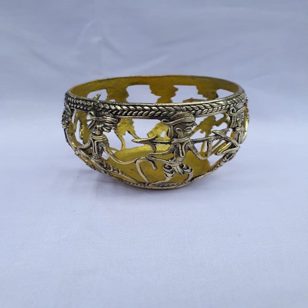 Handmade metal bowl